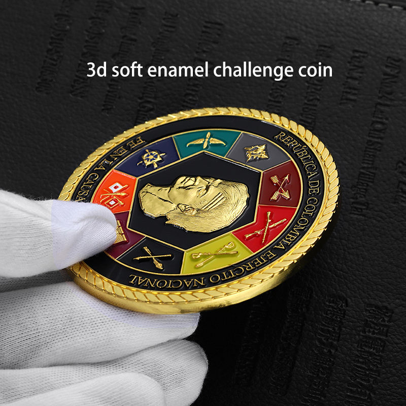 Monedas Design Stamping Design Dies 3D Zinc Legato Challenge Coin Monete in metallo incisive Monete a doppia moneta souvenir commemorativa