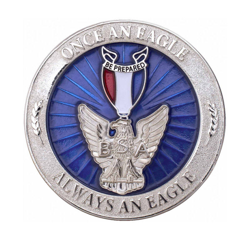 Custom Challenge Metal American Eagle Boy Boy Scout Distinguished Eagle Coins