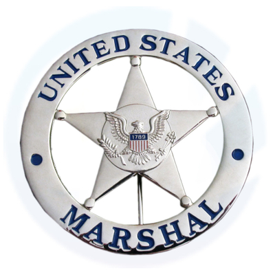 USMS US Marshal Federal Court Leghing Enforcement Badge REPLICA FILM PROPS
