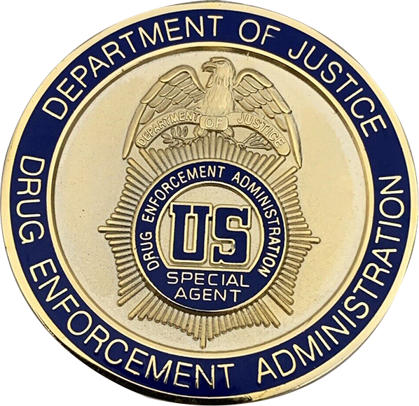 Maker di monete personalizzate Funny Awesome Awesome Unique Personalized Police U. S. Drug Enforcement Administration (DEA) Correctional Officer Challenge Coin