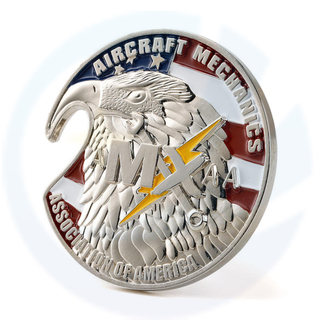 Souvenir personalizzato Souvenir Gold Silver Bronzo in bronzo in lega di zinco Metal Commemorativo American Eagle Bottle Aprier Challenge Coin