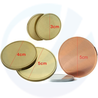 Logo personalizzato in moneta in ottone in ottone solido in rame in argento in argento da 30 mm da 40 mm per sfida in ottone per incisione laser in fibra
