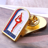 Nessun perno per spilla da spilla personalizzato in metallo oro oro Moq Sert Dance Dance Graduation Pins Custom