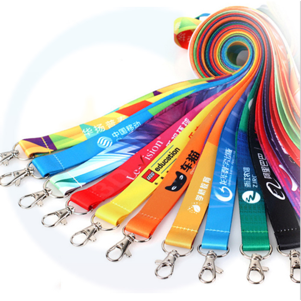 Pollievo promozionale in poliestere personalizzato OEM/ODM Sublimation Lanyard e ID Badge Neck Cint Cingue