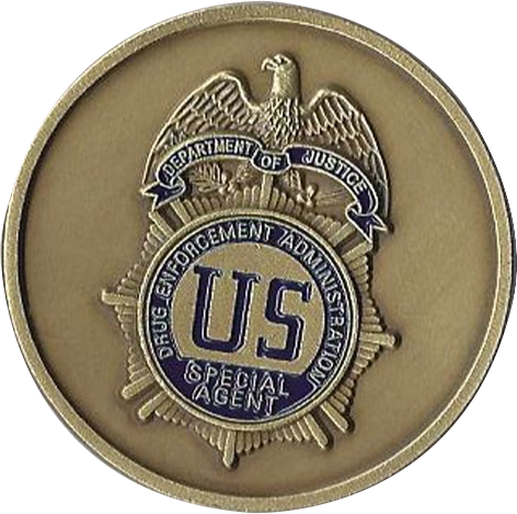 Maker di monete personalizzate Funny Awesome Awesome Unique Personalized Police U. S. Drug Enforcement Administration (DEA) Correctional Officer Challenge Coin