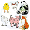 Custom Cartone Animal Cartoon Animal Adorabile in lega di zinco Soludo smalto morbido Cloisonne Metal Lapel Pin Baldge.