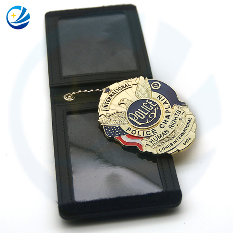 China Wholesale Custom Logo Metal Souvenir Sheriff Pilot Security Officer Shield Military Police Lapel Pin Badge