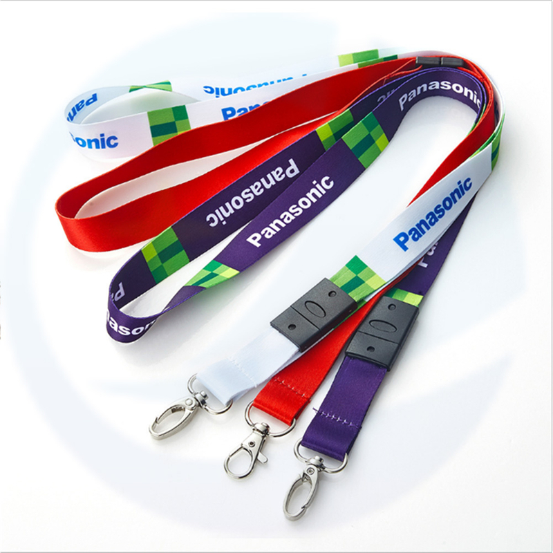 Pollievo promozionale in poliestere personalizzato OEM/ODM Sublimation Lanyard e ID Badge Neck Cint Cingue