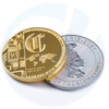 Crea il tuo logo collezioni di souvenir personalizzati su misura in metallo commemorativo moneta d'argento