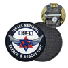 Designer personalizzato Silicone 3D PVC Bandiera di lusso Patch di gomma Logo marchio di gomma logo saudita Air Force King Base Base Military Velcro Patch 