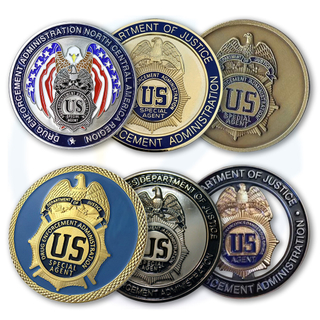 Maker di monete personalizzate Funny Awesome Awesome Unique Personalized Police U. S. Drug Enforcement Administration (DEA) Correctional Officer Challenge Coin