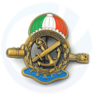 Custom Italia A.N.A.I.M. Associazione Nazioniale Arditi Incursori Marina Navy Military Badge 