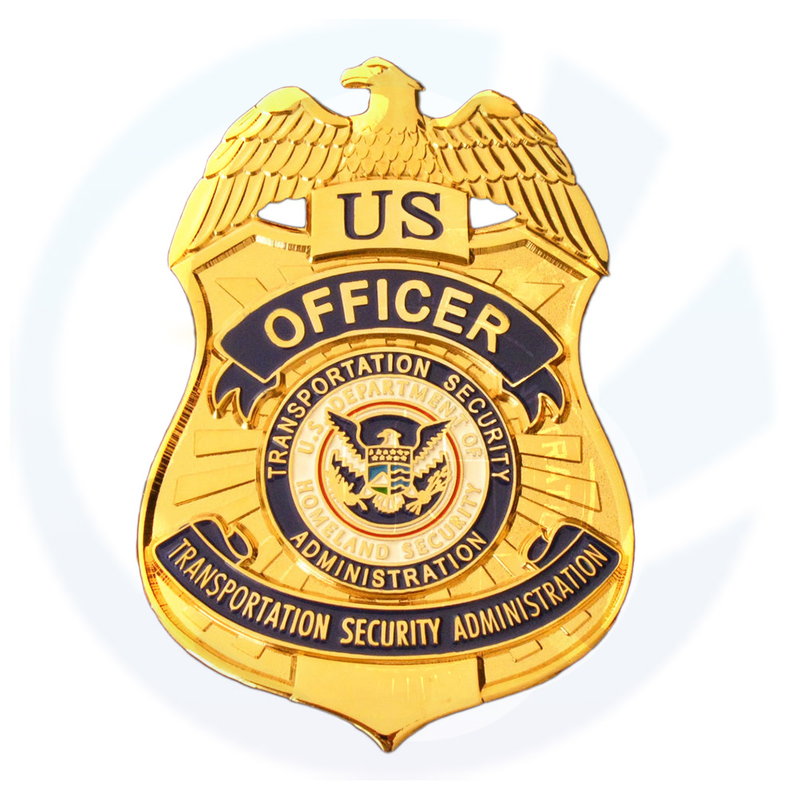 US DHS TSA Ufficiale Badge Replica Props Movie