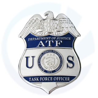 US ATF TFO Task Force Badge Badge Solid Replica Movie Props