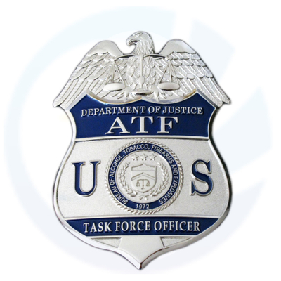 US ATF TFO Task Force Badge Badge Solid Replica Movie Props