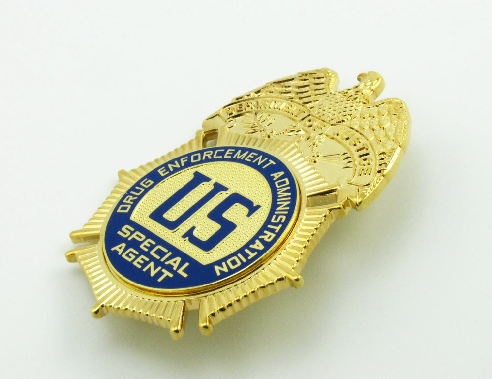 Agent Speciale US Drug Drug Enforcement Administration Badge REPLICA FILM PROPS