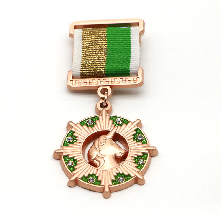 Produttore Custom Medalla Medallion Metal Medal Ribbon Bardge Balges 3D Attività Attività Medaglia d'onore
