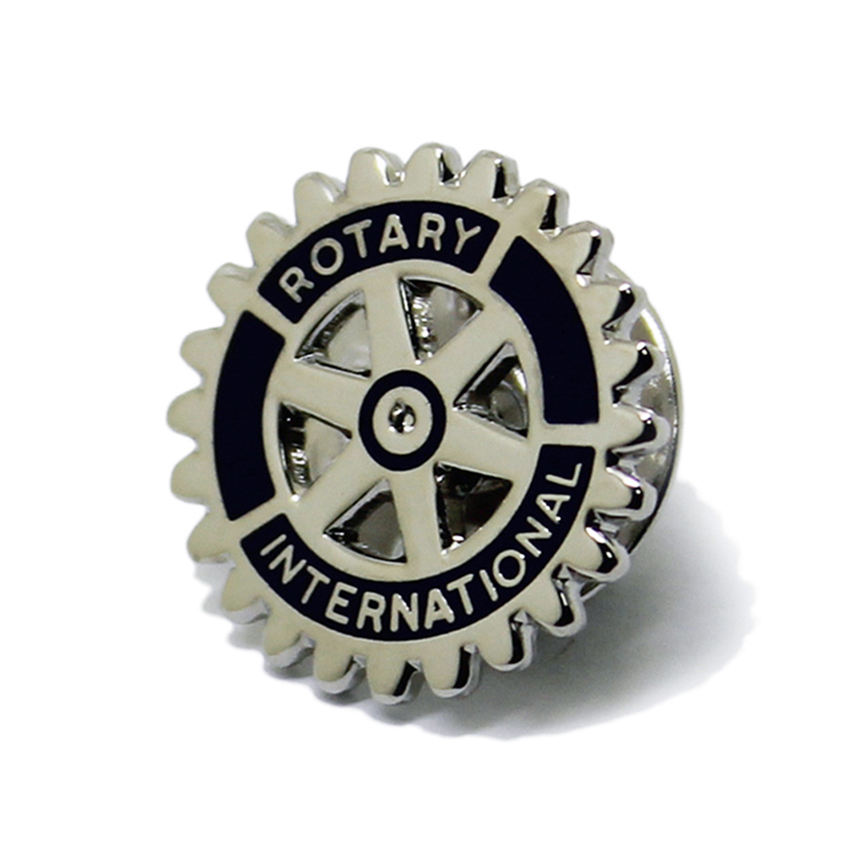 Consegna rapida 16 mm per spille per smalto rotante leone club badge per pins