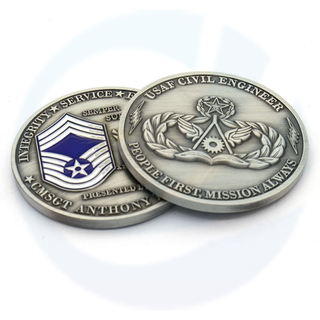 Master Senior Senior USAF/1 ° SGT Rank Air Force Challenge Coin