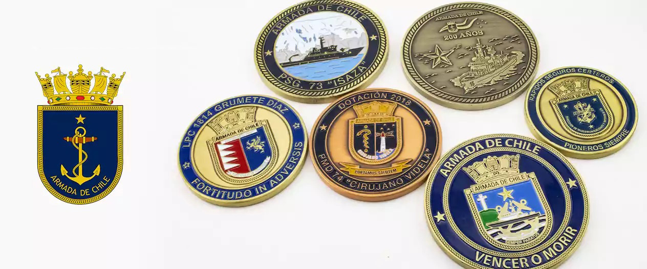 CHILE Navy Challenge Coin