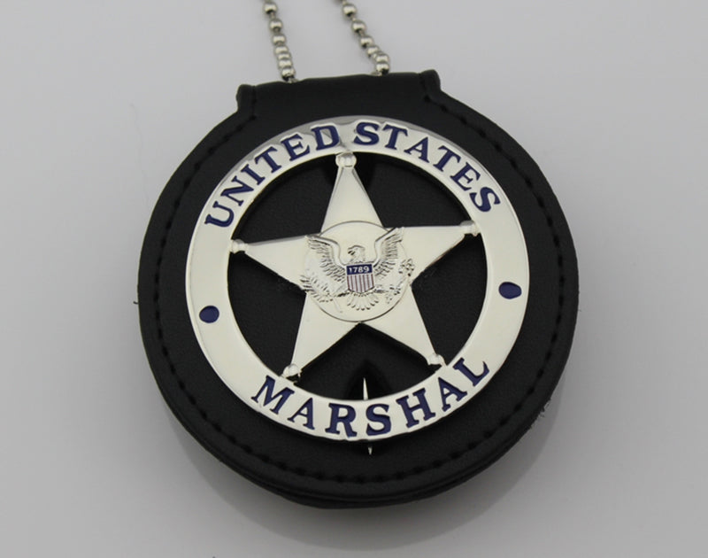 USMS US Marshal Federal Court Leghing Enforcement Badge REPLICA FILM PROPS