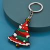 Keetchain Custom Christmas Cartunone Cute Santa PVC Promozione Promozione Regalo di Natale Ciondolo