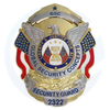 Ufficiale di detective di metallo personalizzato personalizzato Sicurezza sceriffo Distinzione di polizia militare Emblema magnetico Emblema smalto Cappellano Public Sickey Pin Badge