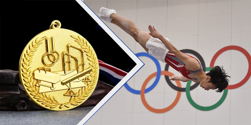 La gioia della ginnastica: medaglie di trampolino personalizzate