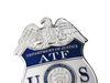 US ATF TFO Task Force Badge Badge Solid Replica Movie Props