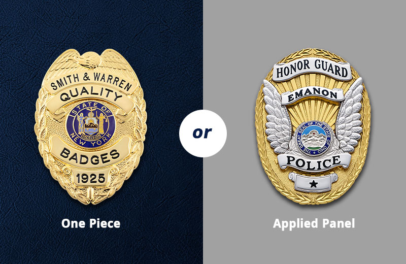 Qual è la differenza tra un pezzo e badge del pannello applicato?