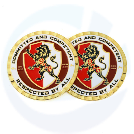 Produttore Custom Souvenir Gold smaltato in lega di zinco in lega 3D Moneta commemorativa