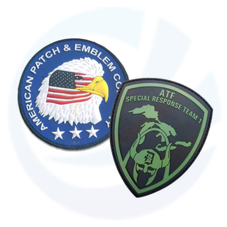 Patch PVC per il logo Eagle calvo dell'azienda americana