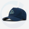 Per uomini personali personalizzati in PVC Patch 5 pannello nero taglio laser foro perforato rapido baseball secco papà strutturato cappello da golf performance da golf