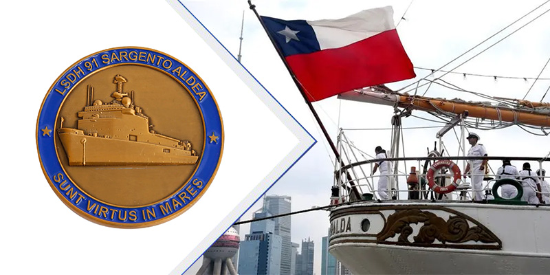 CHILE Navy Challenge Coin