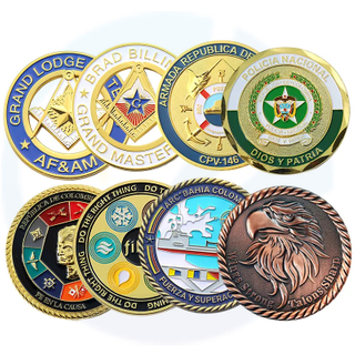 Monete di grande sfida personalizzata di alta qualità 3d 2d metallo souvenir commemorativo smalto monete monete da collezione incise