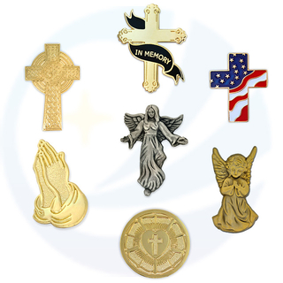 Gesù croce briglia credenza personalizzata badge badge pin cristiani religioso bloccia per spillo cartone animato metallo metallico morbido smalto per amici