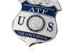 US ATF TFO Task Force Badge Badge Solid Replica Movie Props