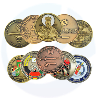 Promozione metallo antico oro oro monete in ottone logo nero personalizzato vecchio stamping antico monete greche