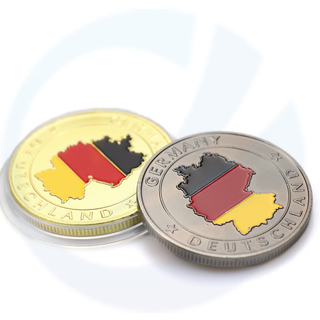 Germania souvenir artigianato monete di monete commemorative metal monete con oro d'argento personalizzato