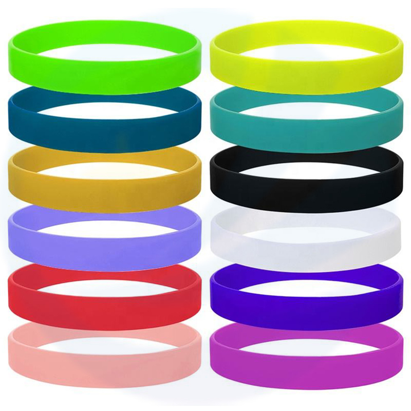 Branda da polso da polso da polso a silicone personalizzato eco-compatibile con bracciale da polso da polso a braccialetti motivazionali con logo personalizzato per mano