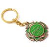 Regali YC all'ingrosso YC Factory Make Keychains personalizzato Incisione 3D Russia Company Logo Bronzo Metal Distintivo Distintivo Keyrings Custom Keychain personalizzato