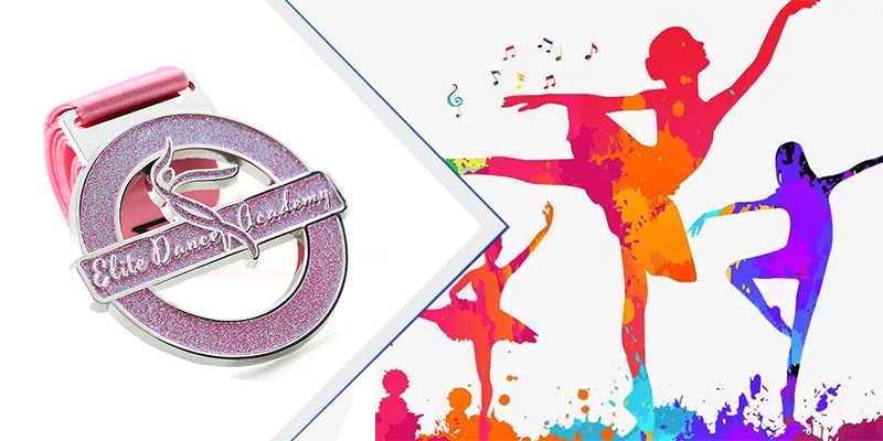 La passione della danza: medaglie da competizione di danza personalizzata