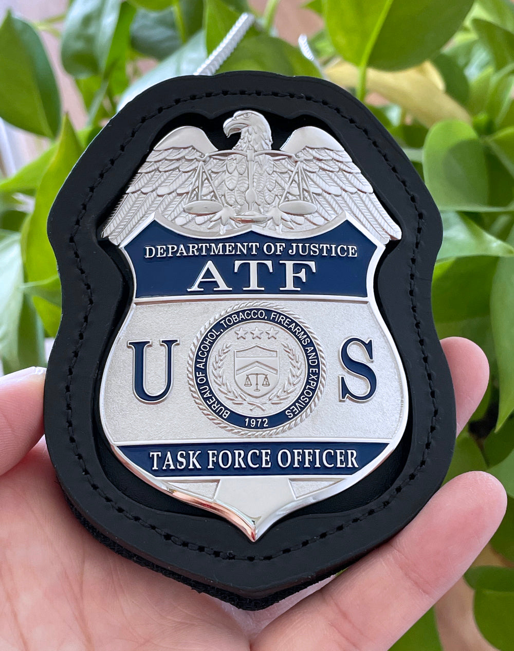 US ATF TFO Task Force Badge Badge Solid Replica Movie Props