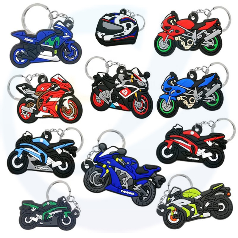 Torchia in PVC a doppia faccia in PVC per motociclette per il regalo personalizzato con animazione da cartone animato bambola