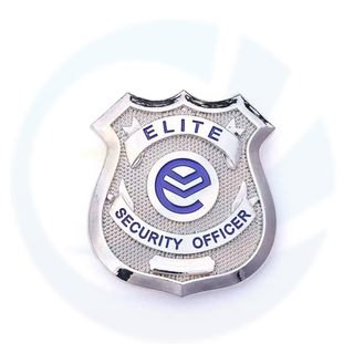 Badge di guardia di sicurezza in metallo in metallo d'élite d'élite personalizzato