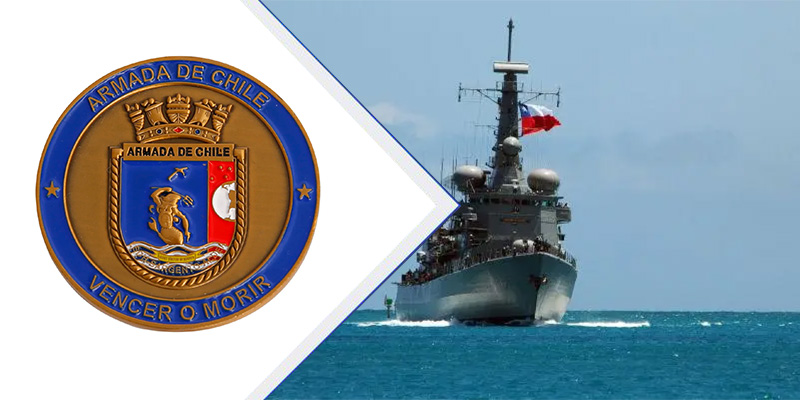 Esplorare il simbolismo dietro il Cile Navy Challenge Coin Designs