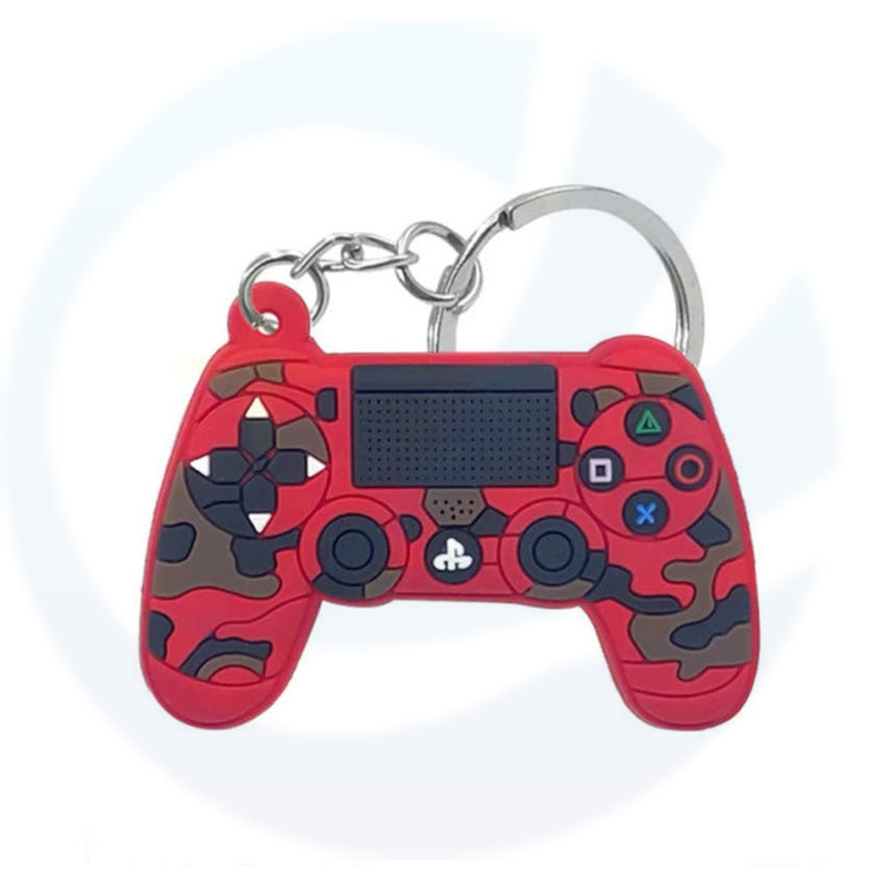 Macchina da gioco all'ingrosso Keyring Keychain PVC Silicone in gomma GamePad Keychain