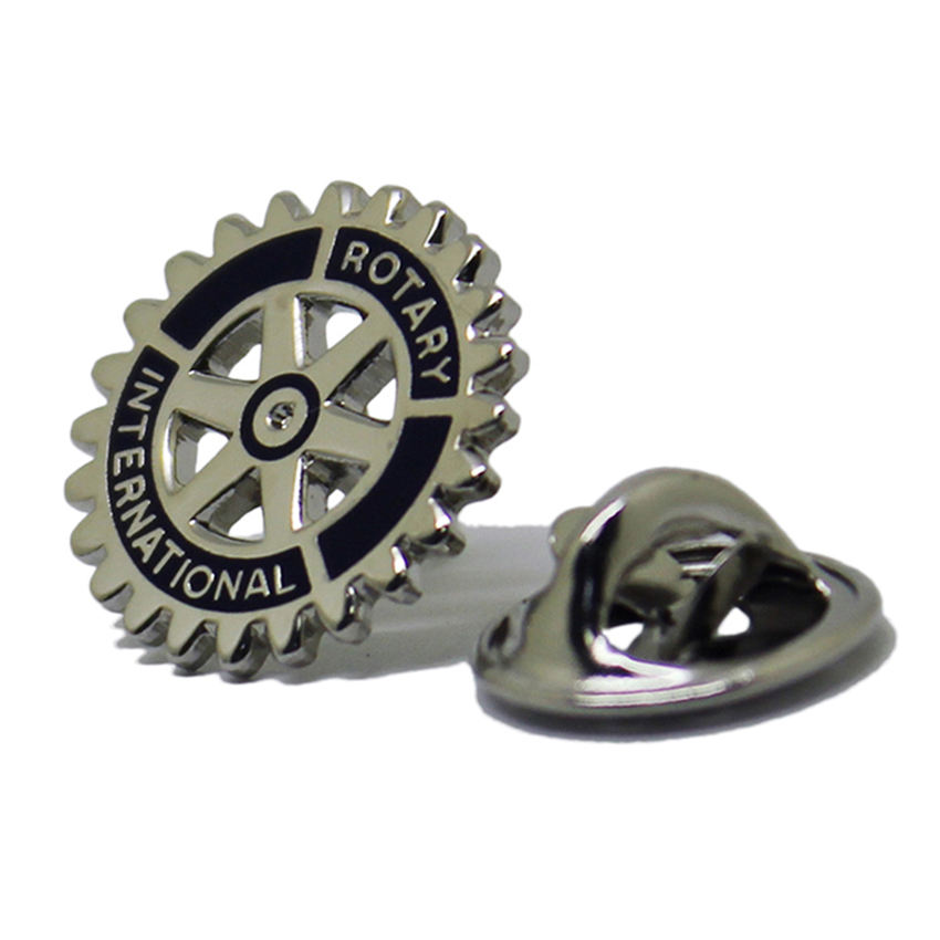 Consegna rapida 16 mm per spille per smalto rotante leone club badge per pins