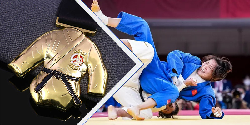L'arte del judo: medaglie di judo personalizzate