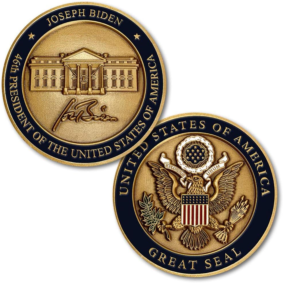 Oggetti di supporto elettorale personalizzati che rendono il presidente militare degli Stati Uniti incisi sulle monete presidenziali una moneta di sfida cool unica